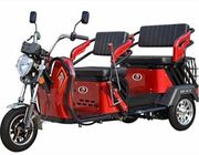 110cc 3 Wheel Disabled Lansia 30km / H Cabin Tricycle