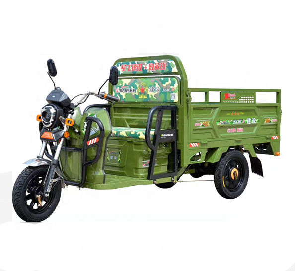 Roda Tiga Kargo Listrik Drift Rickshaw 60V 330kg